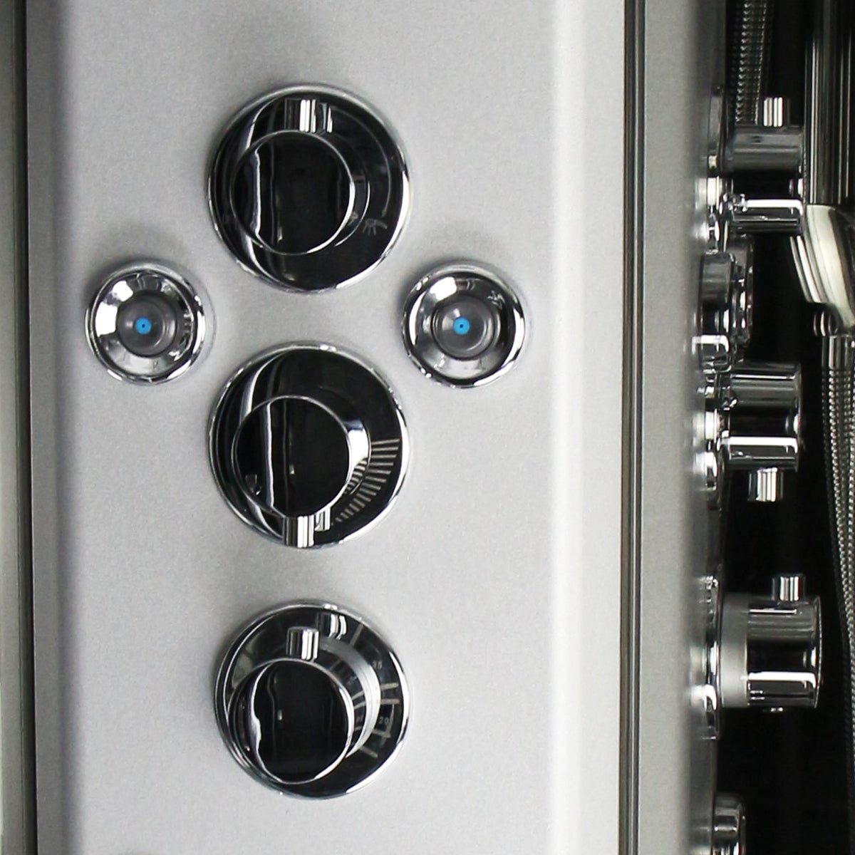 Insignia Premium Steam Shower 800x800mm - Black Frame/Clear Glass - Nuovo Luxury - Steam Shower Bath