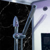 Insignia Rectangular Steam Shower - Black Marble - Nuovo Luxury - Steam Shower