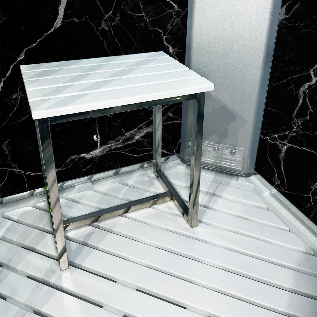 Insignia Rectangular Steam Shower - Black Marble - Nuovo Luxury - Steam Shower