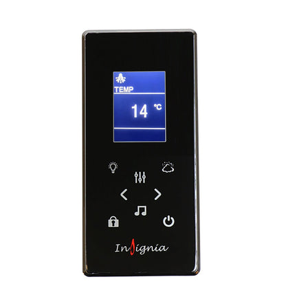Insignia Rectangular Steam Shower - Black Marble - Nuovo Luxury - Steam Shower