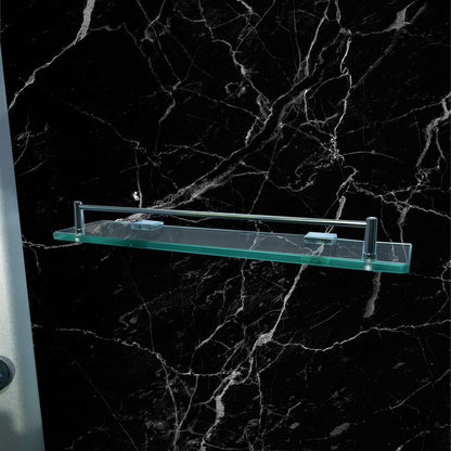 Insignia Rectangular Steam Shower - Black Marble - Nuovo Luxury - Steam Shower