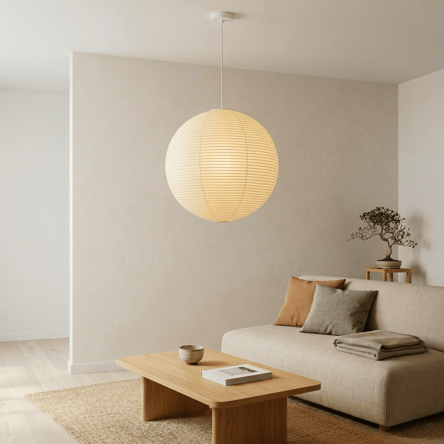 Sfera Washi Paper Globe Pendant