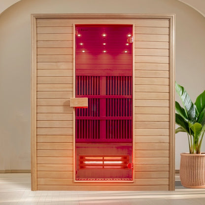 2 Person Indoor Infrared Sauna – 1300mm x 1000mm