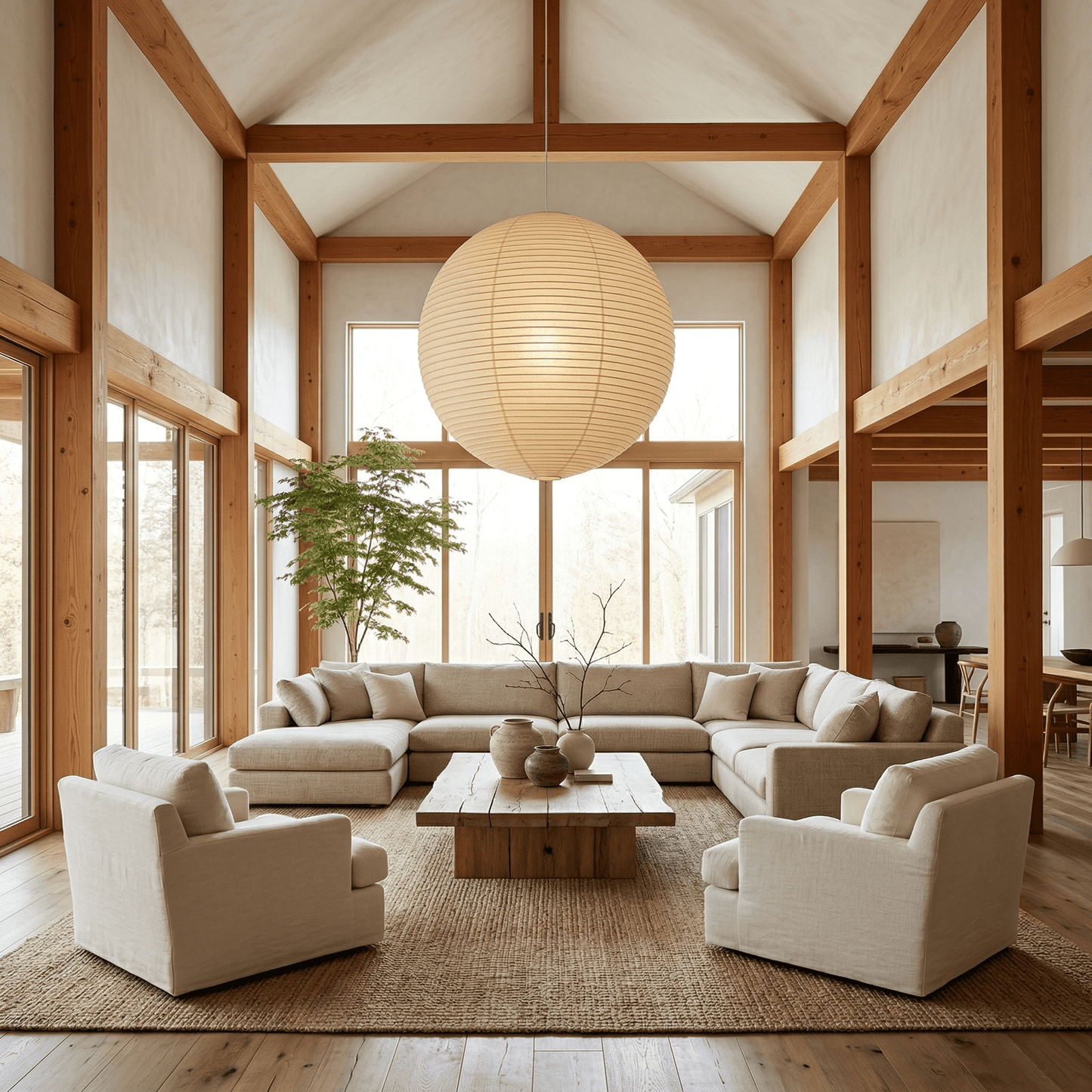 Sfera Washi Paper Globe Pendant