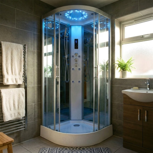 Platinum Shower Cabin 1000x1000mm - Chrome Frame / Clear Glass