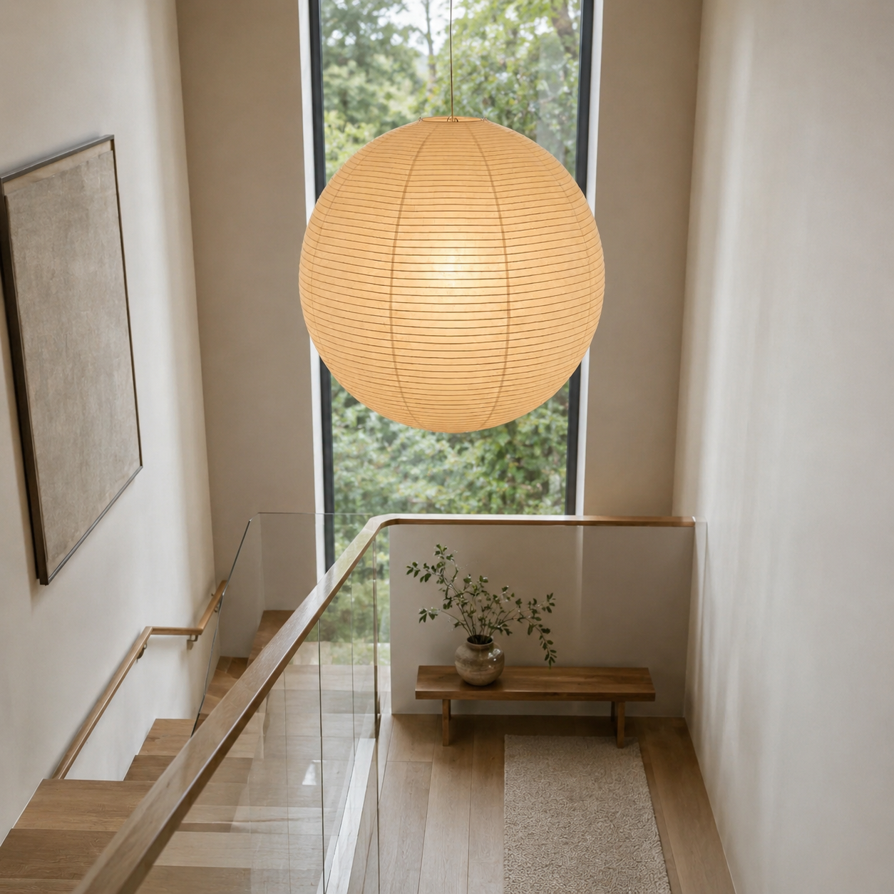 Sfera Washi Paper Globe Pendant
