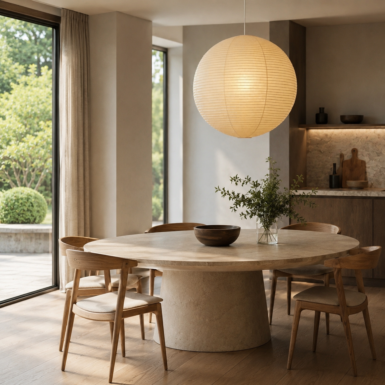 Sfera Washi Paper Globe Pendant