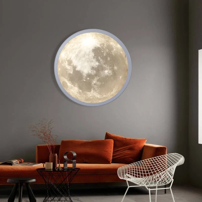 Luxury LED Planet Wall Light – 100cm Dimmable Earth or Moon Edition (Modern Wall Art Lamp) - Nuovo Luxury - 