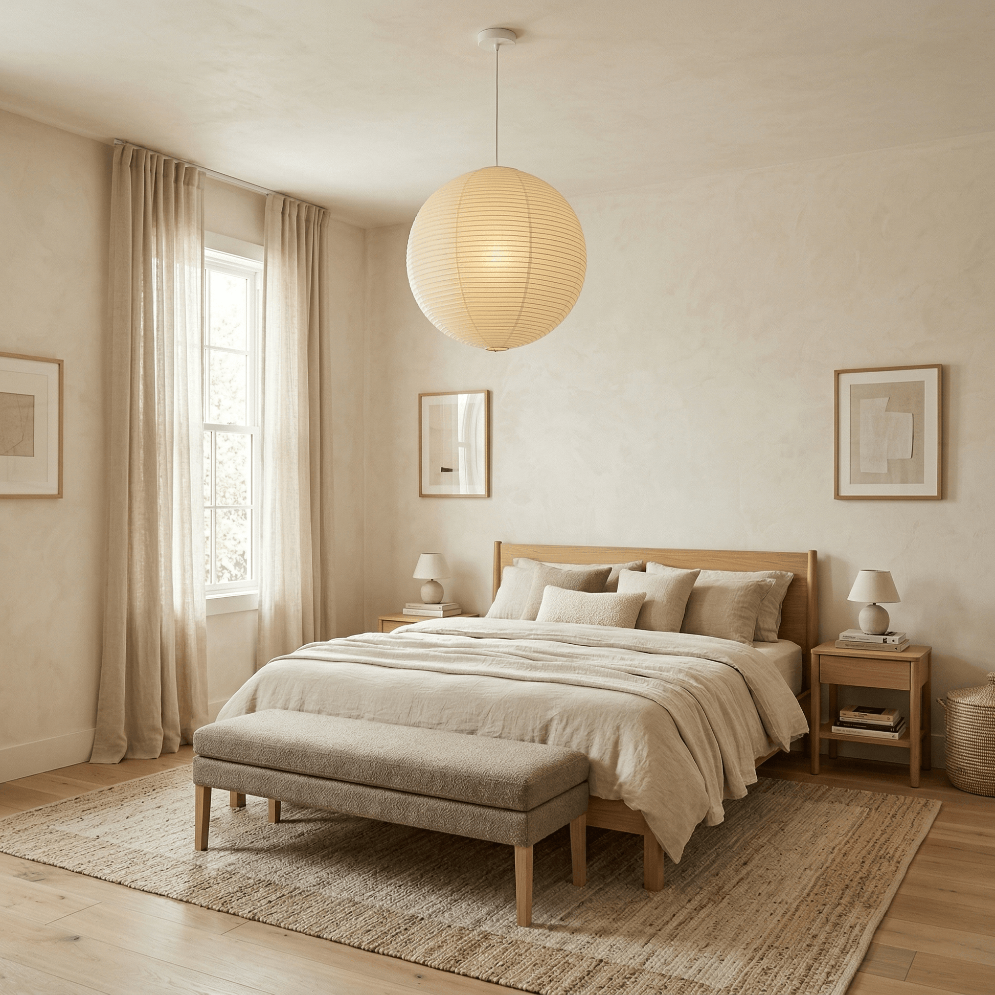 Sfera Washi Paper Globe Pendant