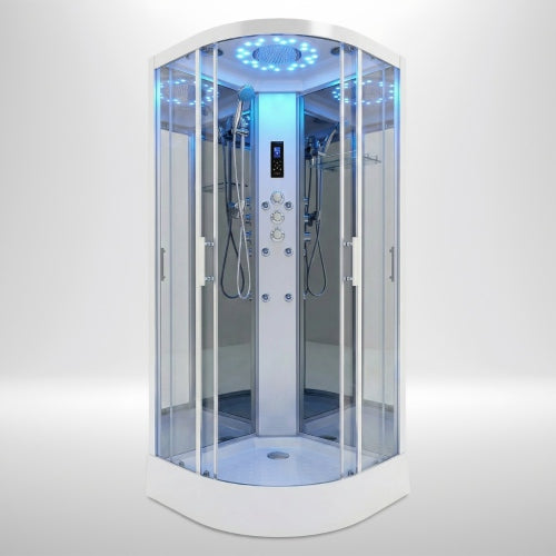Platinum Shower Cabin 1000x1000mm - Chrome Frame / Clear Glass