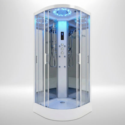 Platinum Shower Cabin 1000x1000mm - Chrome Frame / Clear Glass