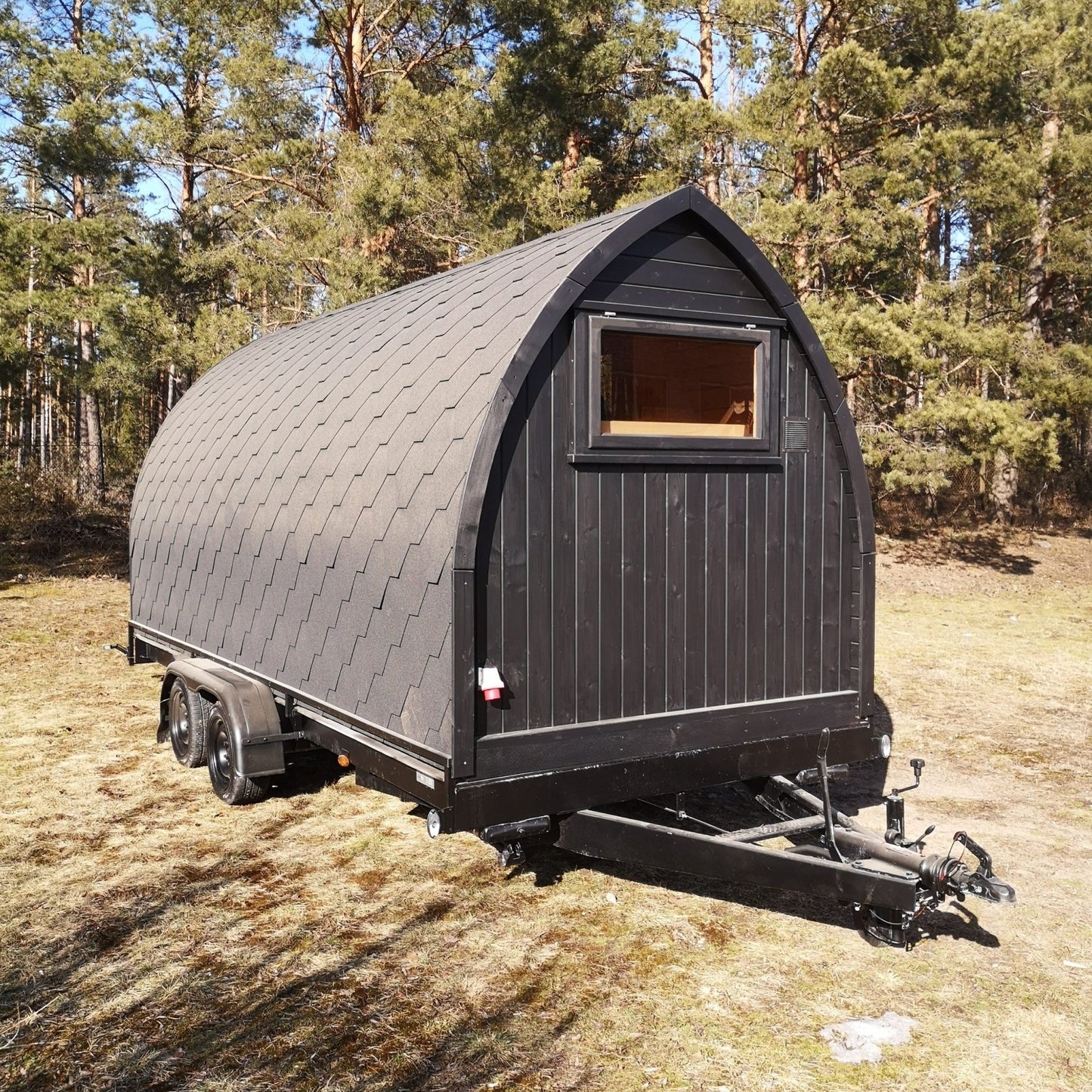 Mobile Barrel Sauna Bespoke & Custom Options Available - Nuovo Luxury - Mobile Sauna
