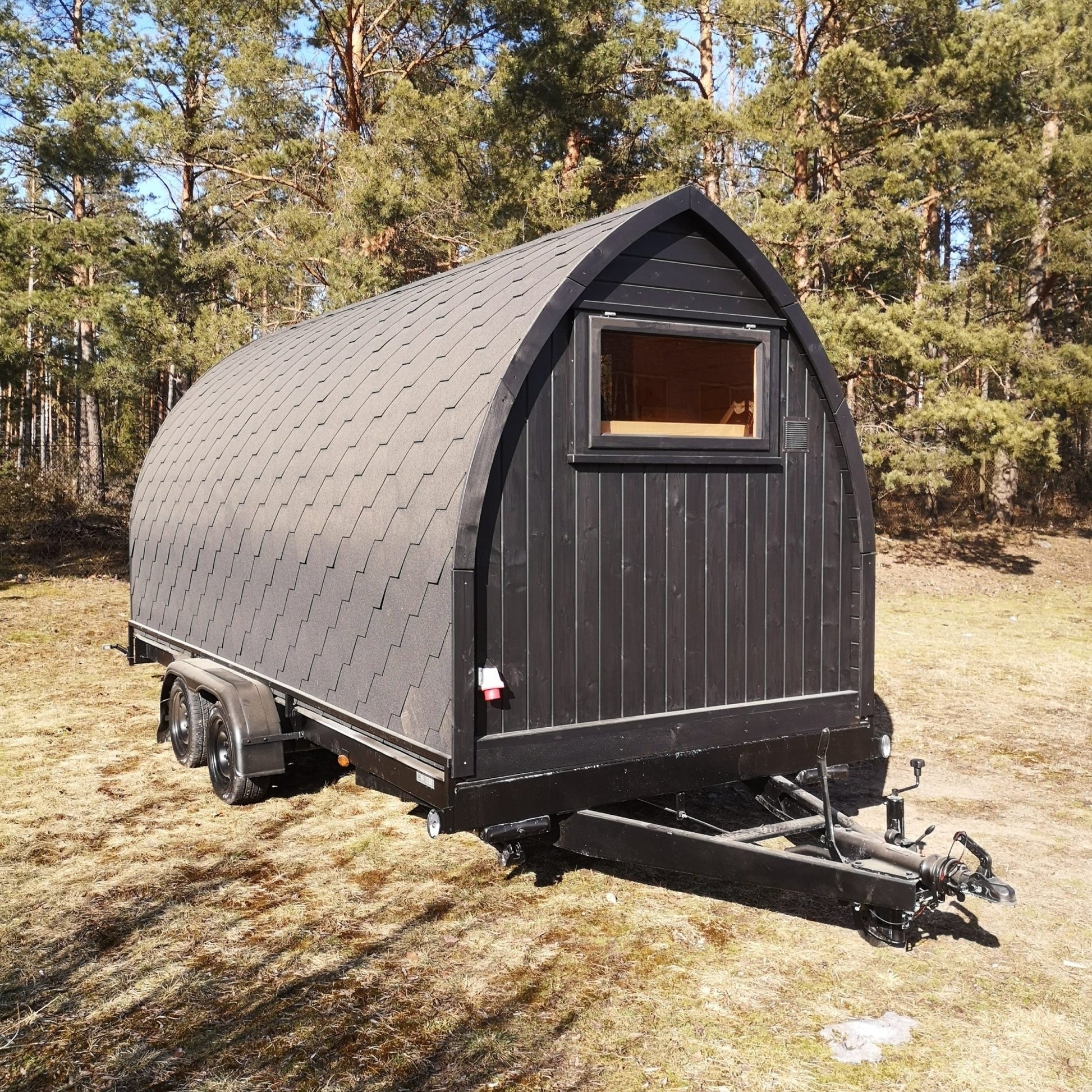 Mobile Barrel Sauna Bespoke & Custom Options Available - Nuovo Luxury - Mobile Sauna