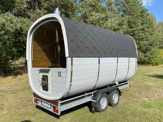 Mobile Sauna On Trailer Bespoke & Custom Options Available - Nuovo Luxury - Mobile Sauna