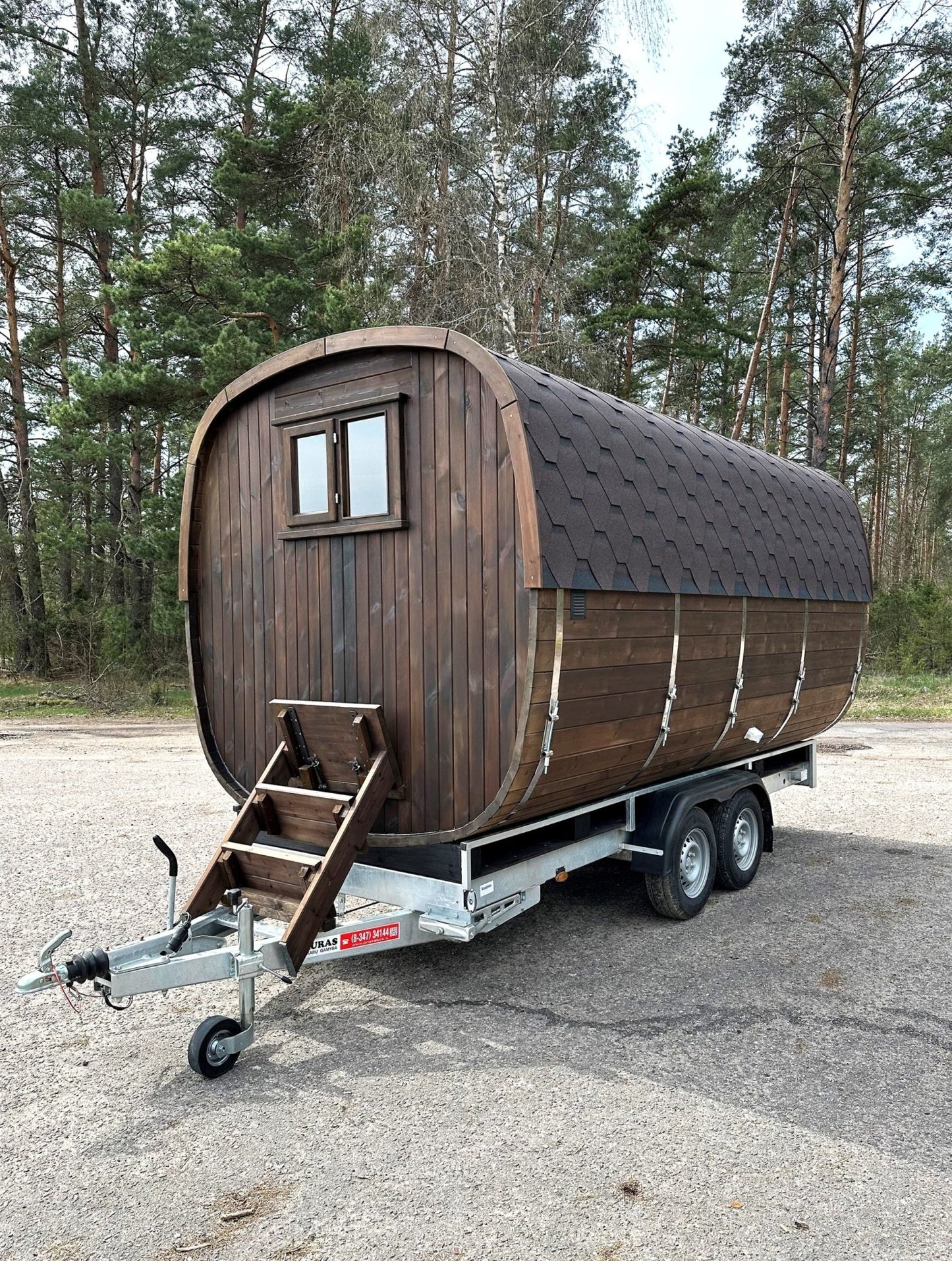 Mobile Sauna On Trailer Bespoke & Custom Options Available - Nuovo Luxury - Mobile Sauna