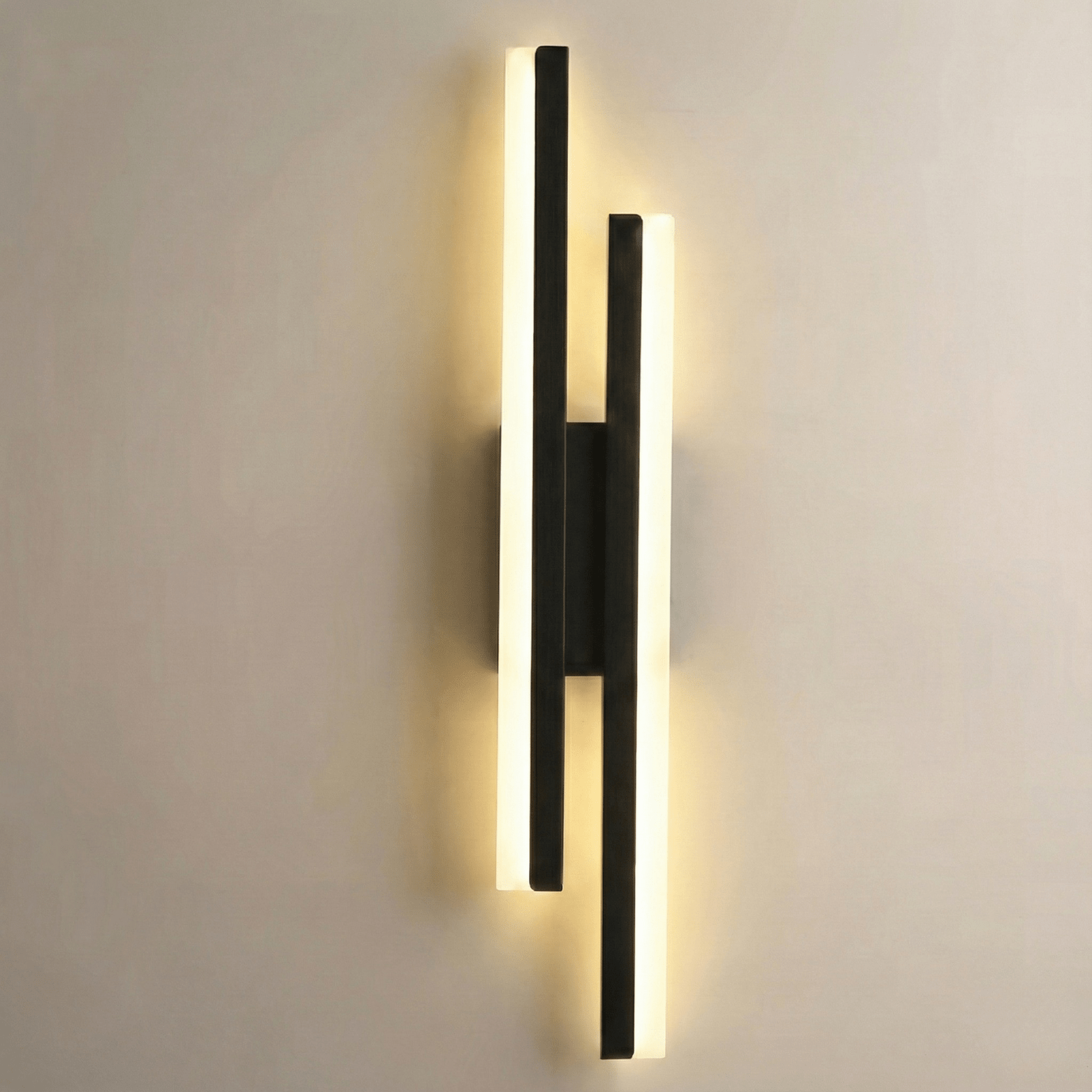 Modern Luxury LED Wall Sconce – Minimalist Up Down Acrylic Light (50cm) - Nuovo Luxury - 