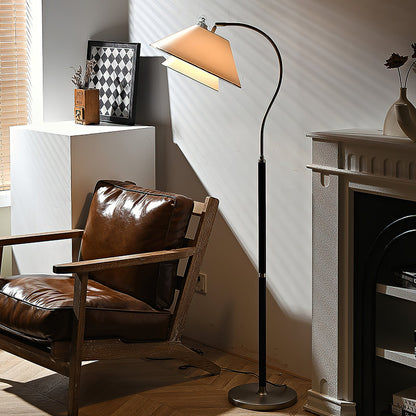 Arco Twin-Shade Floor Lamp