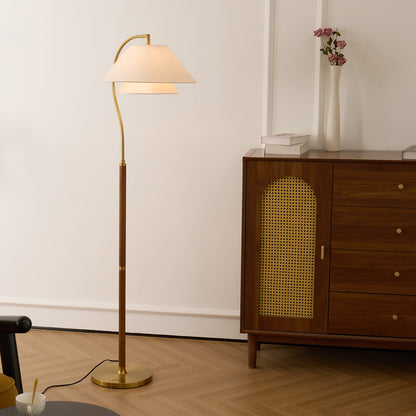 Arco Twin-Shade Floor Lamp