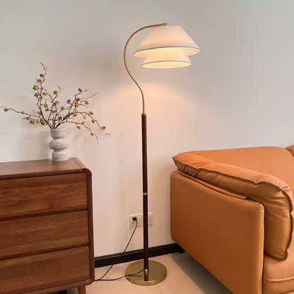 Arco Twin-Shade Floor Lamp