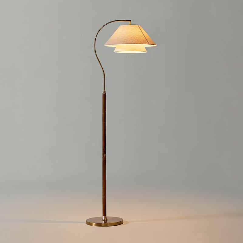 Arco Twin-Shade Floor Lamp
