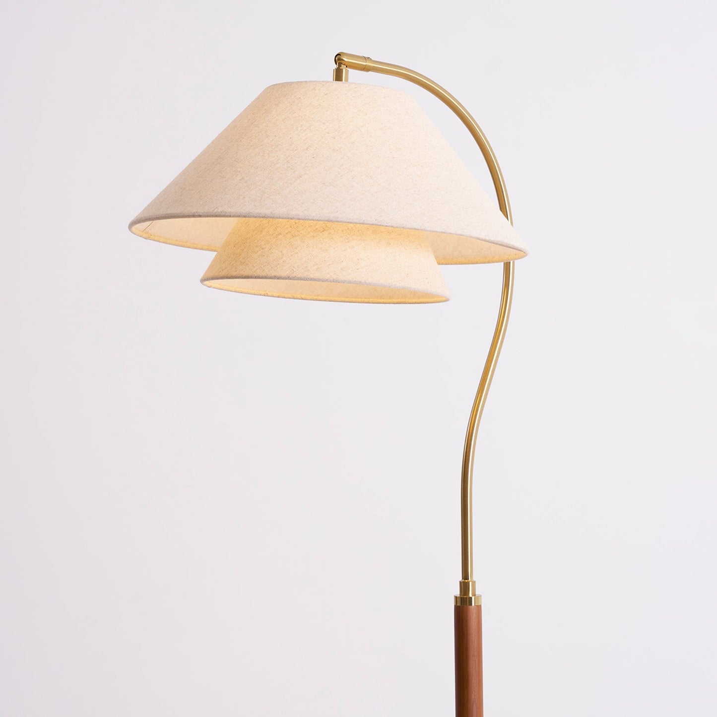 Arco Twin-Shade Floor Lamp