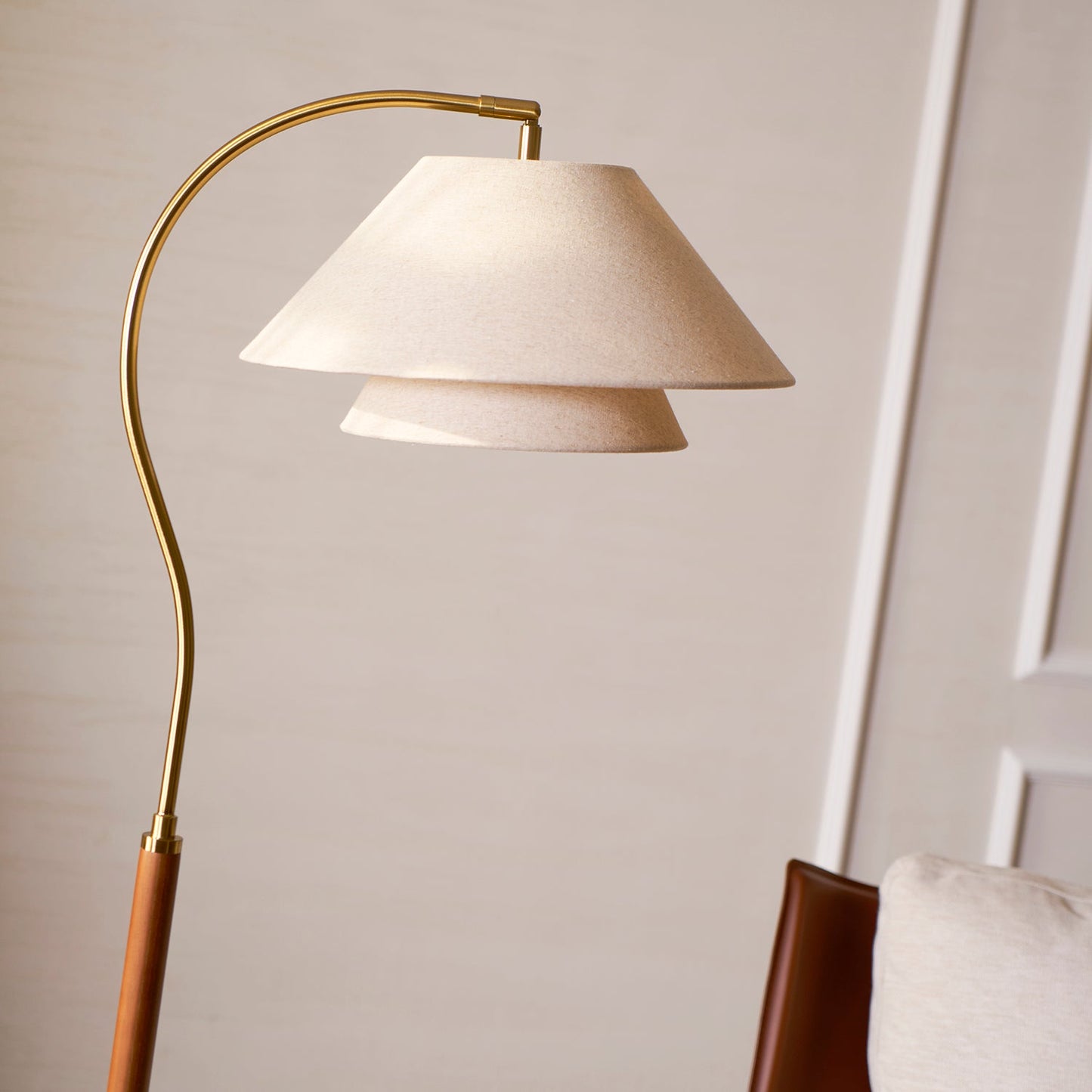 Arco Twin-Shade Floor Lamp