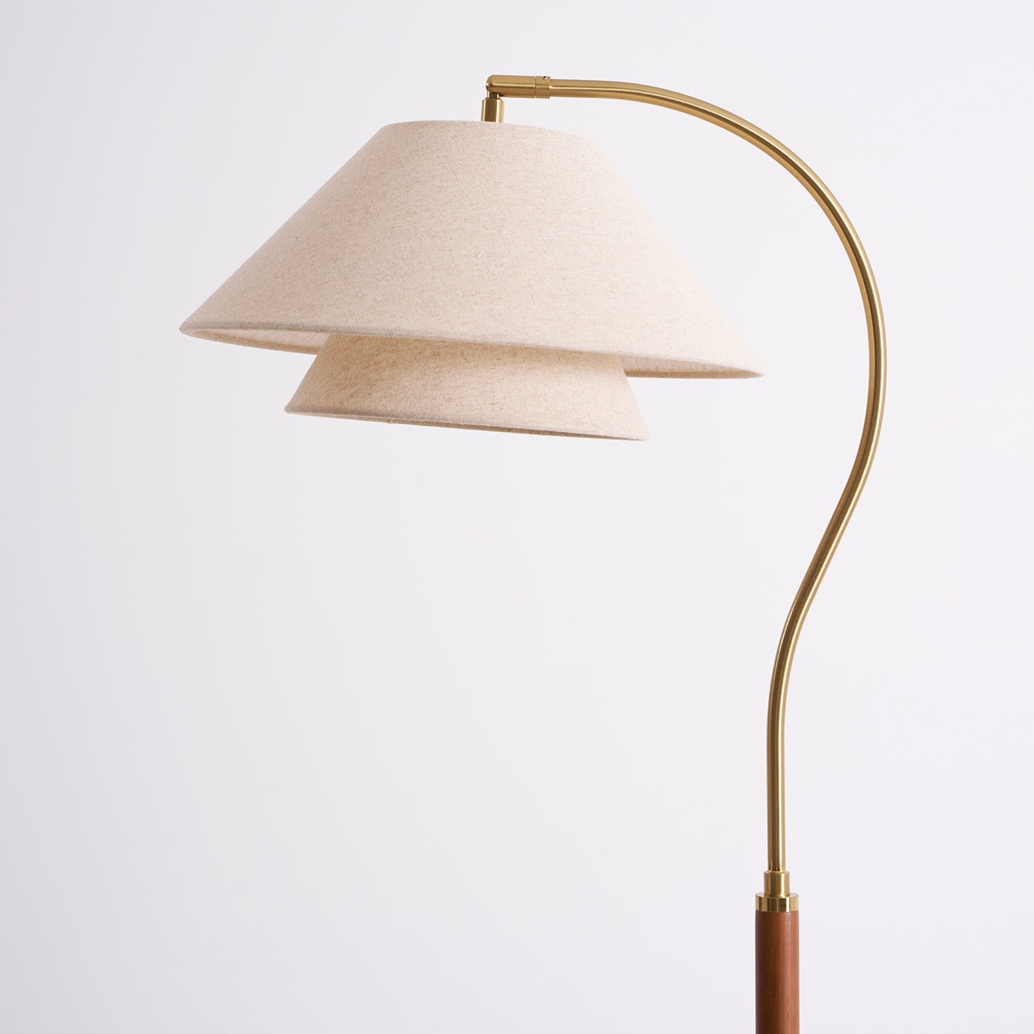 Arco Twin-Shade Floor Lamp