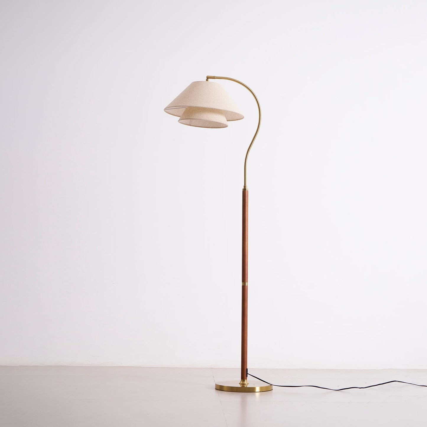Arco Twin-Shade Floor Lamp