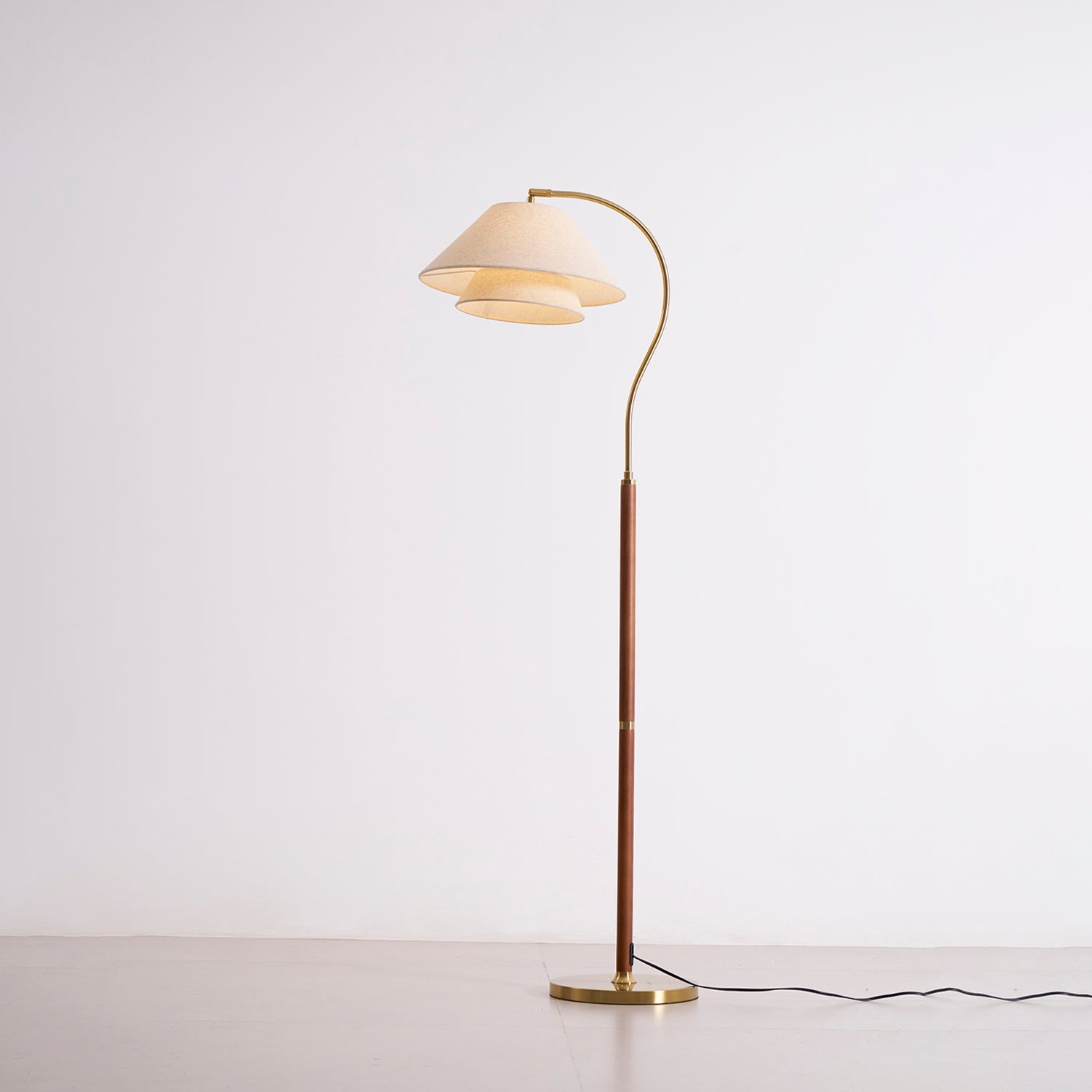 Arco Twin-Shade Floor Lamp