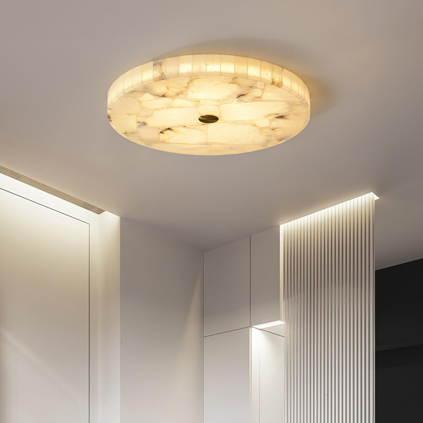 Cerchio Alabaster Ceiling Light