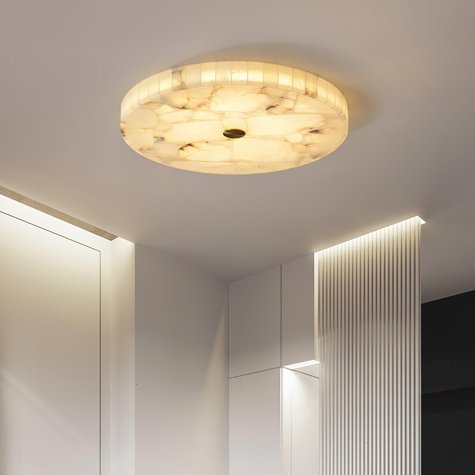 Cerchio Alabaster Ceiling Light