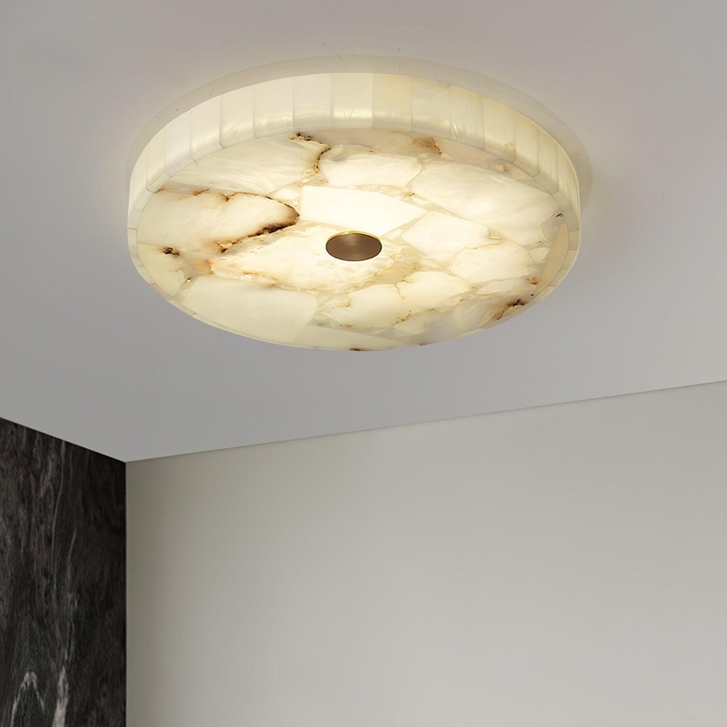 Cerchio Alabaster Ceiling Light