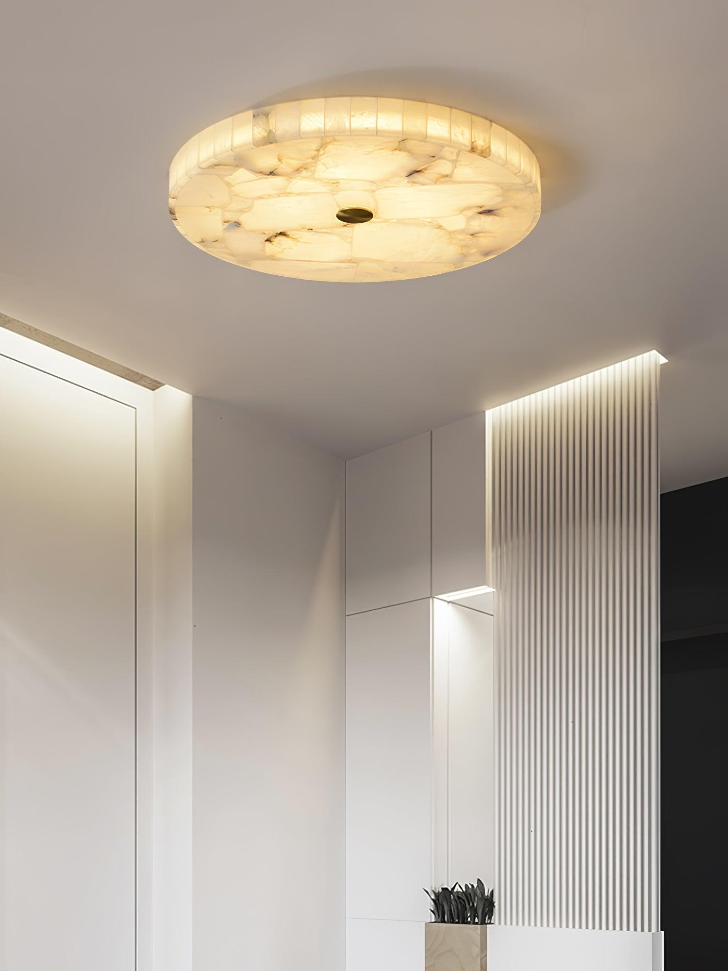 Cerchio Alabaster Ceiling Light