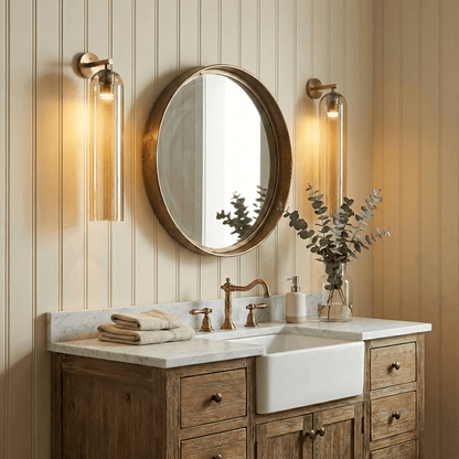 Cilindro Glass Wall Light