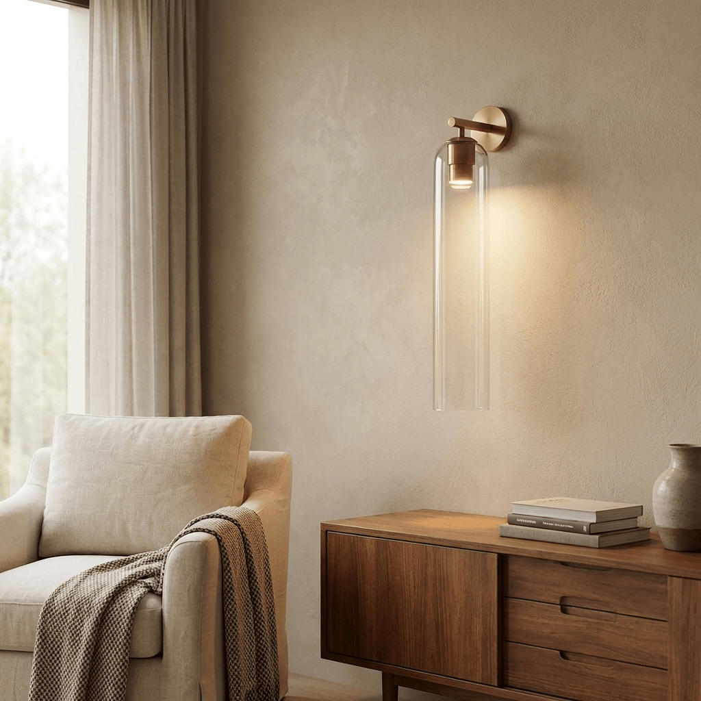 Cilindro Glass Wall Light