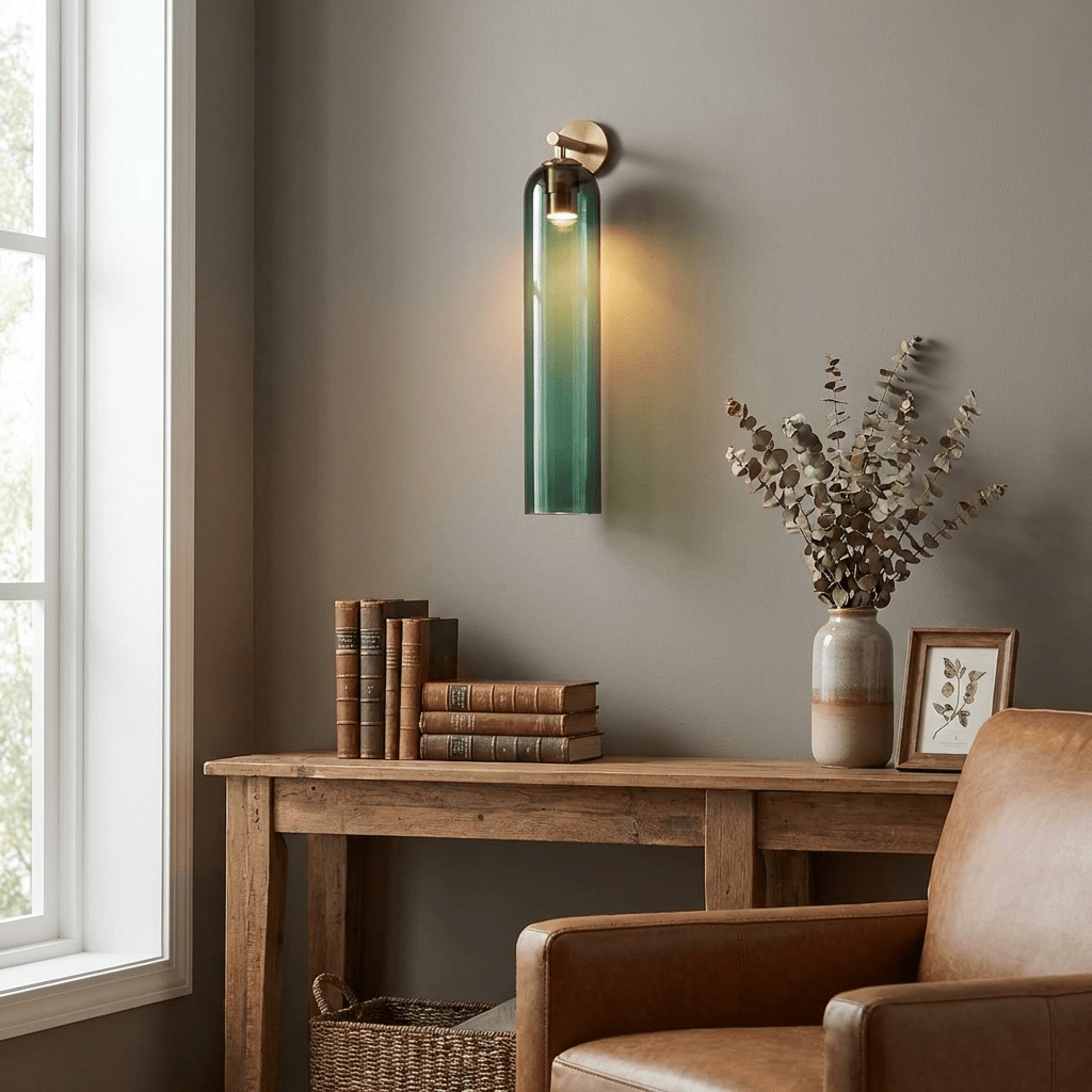 Cilindro Glass Wall Light