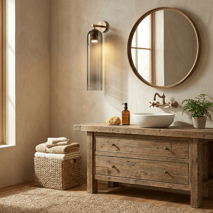 Cilindro Glass Wall Light