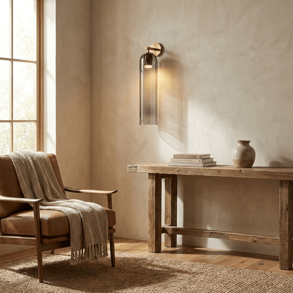 Cilindro Glass Wall Light