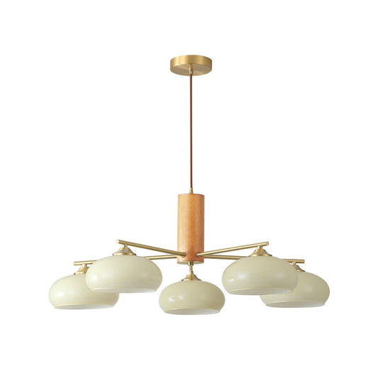 Ellisse Glass Globe Chandelier