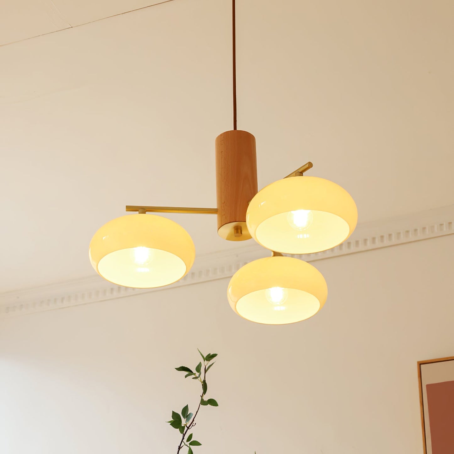 Ellisse Glass Globe Chandelier