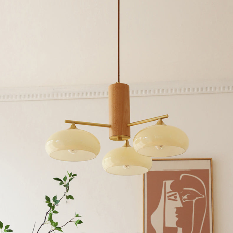Ellisse Glass Globe Chandelier