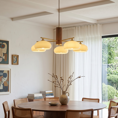 Ellisse Glass Globe Chandelier