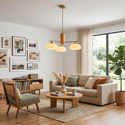 Ellisse Glass Globe Chandelier