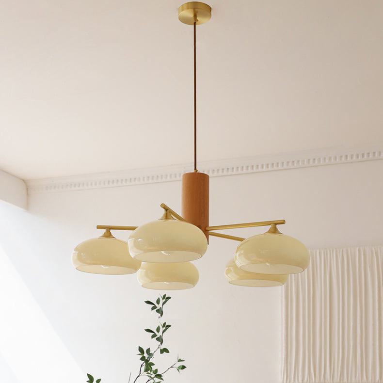 Ellisse Glass Globe Chandelier