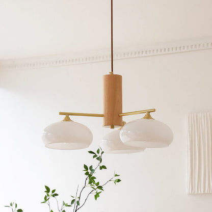 Ellisse Glass Globe Chandelier