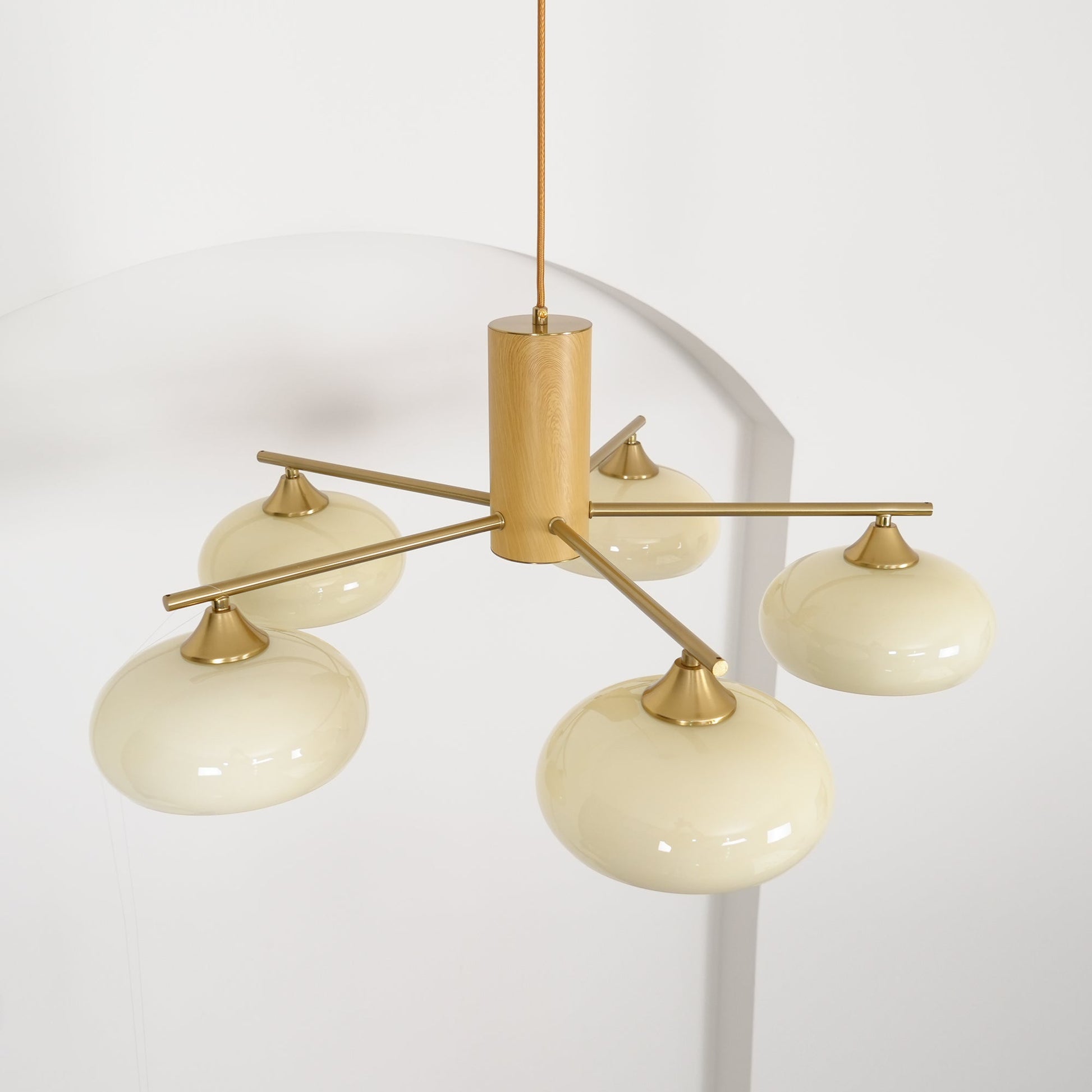 Ellisse Glass Globe Chandelier