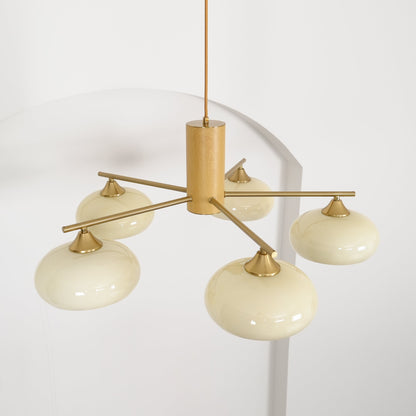 Ellisse Glass Globe Chandelier