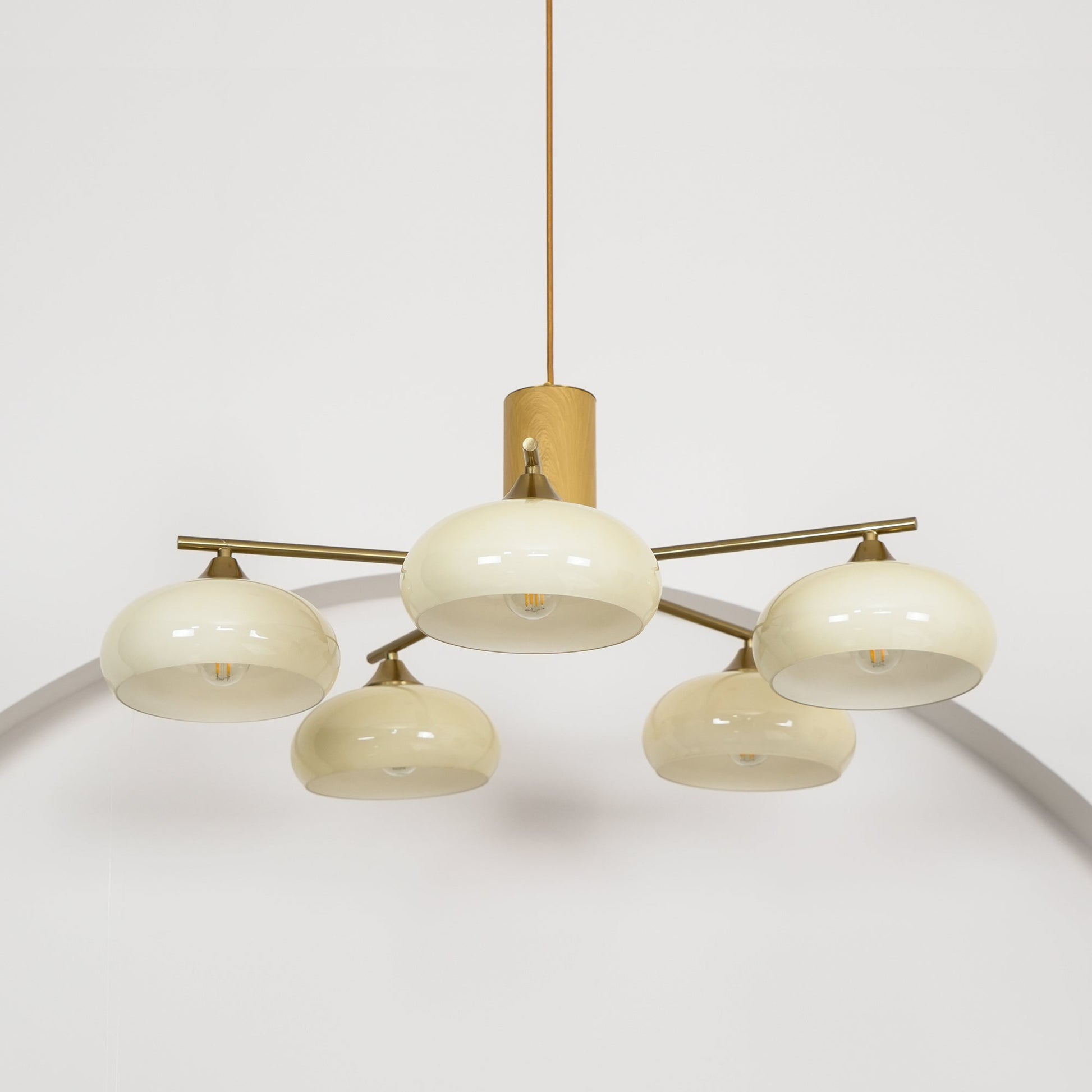Ellisse Glass Globe Chandelier