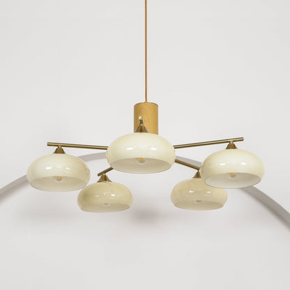 Ellisse Glass Globe Chandelier