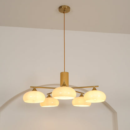 Ellisse Glass Globe Chandelier